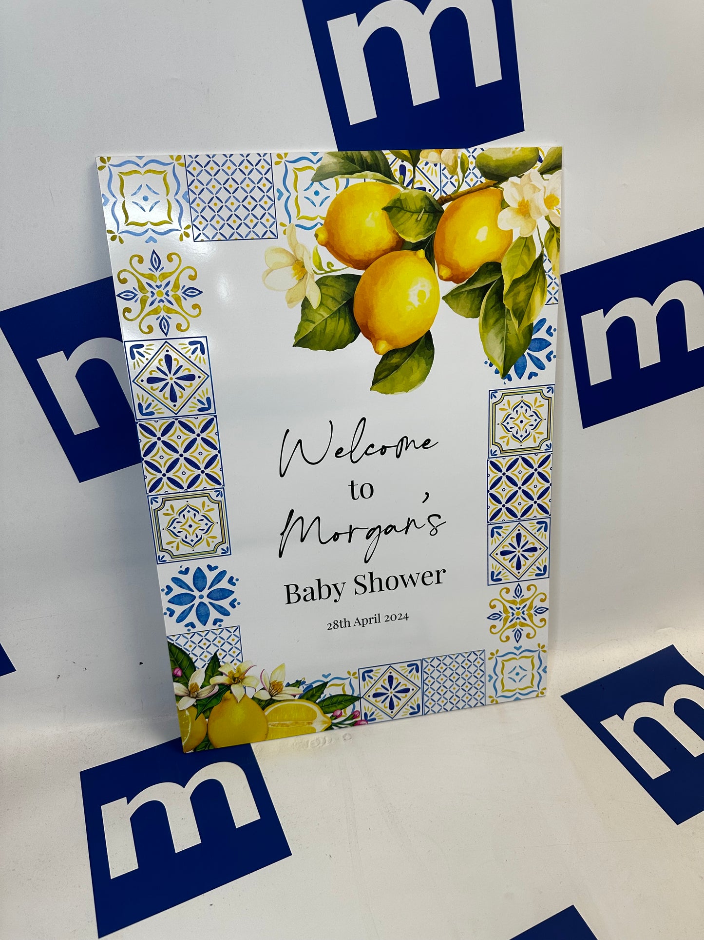 Party Sign A2 (sits on easel)