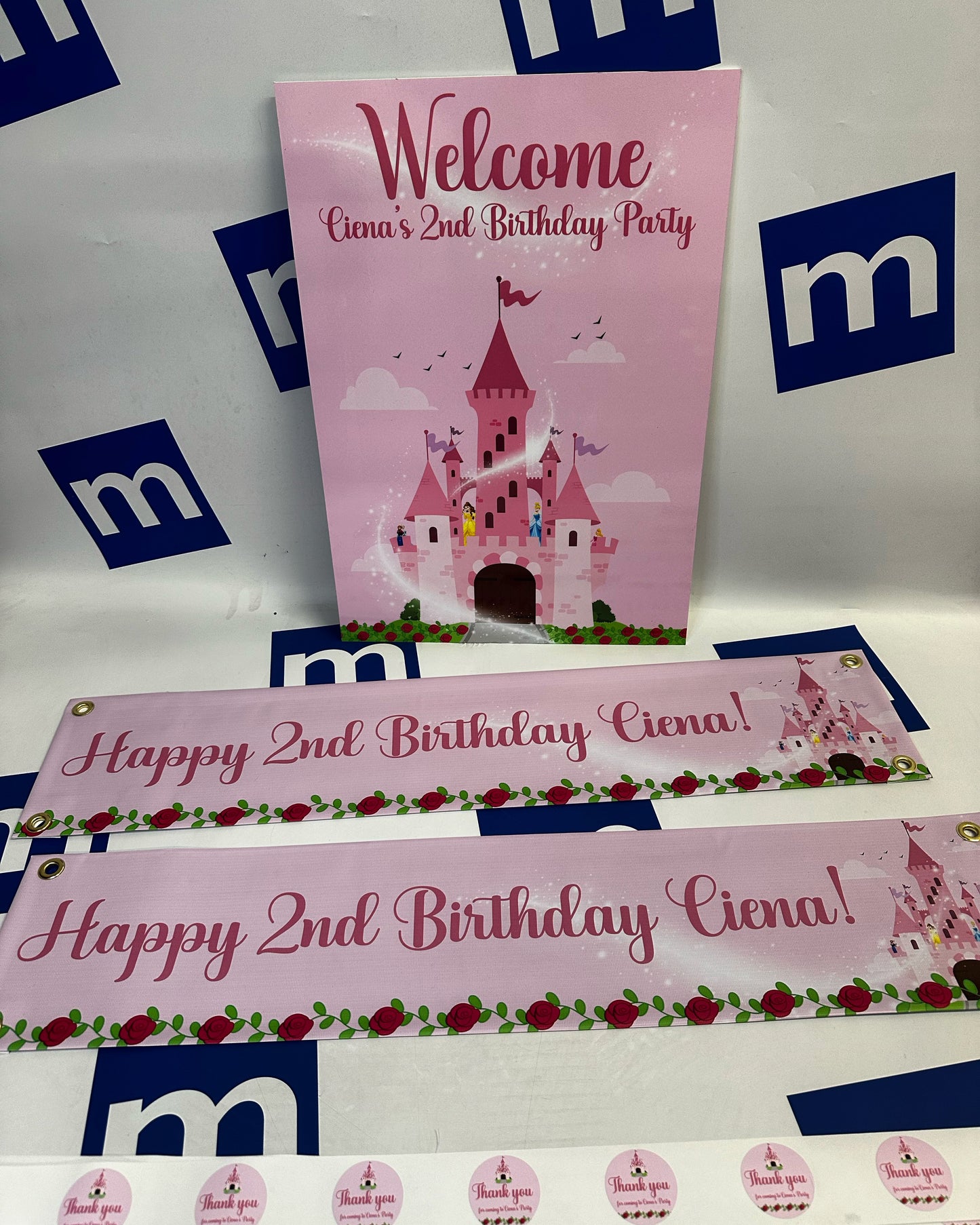 Party Sign A2 (sits on easel)