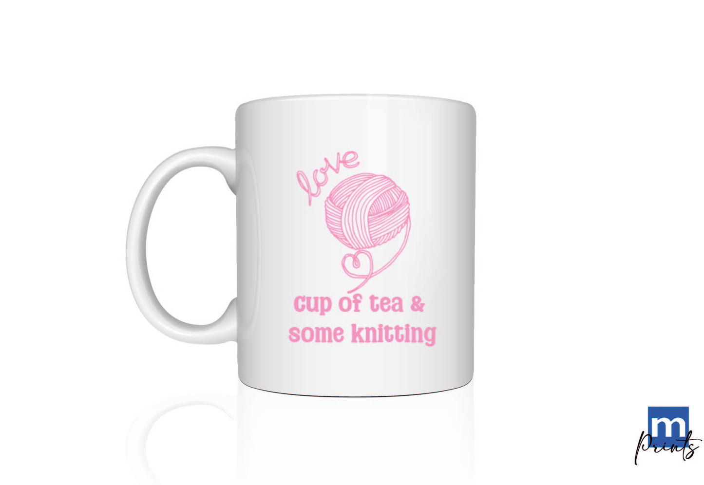 Cup of tea and some knitting